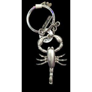 Texas Articulated Scorpion Souvenir Silver Tone Keychain
